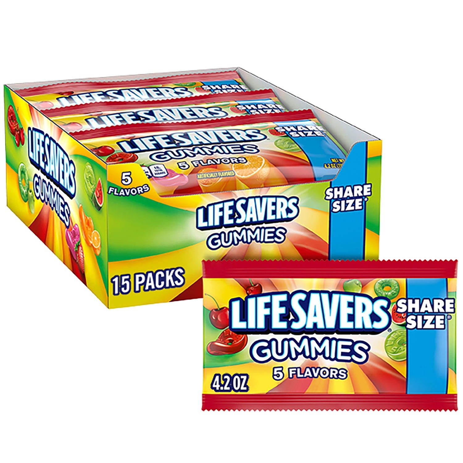 Life Savers, Gummies, 5 Flavors - My Store wholesale supplier Aonecostumer