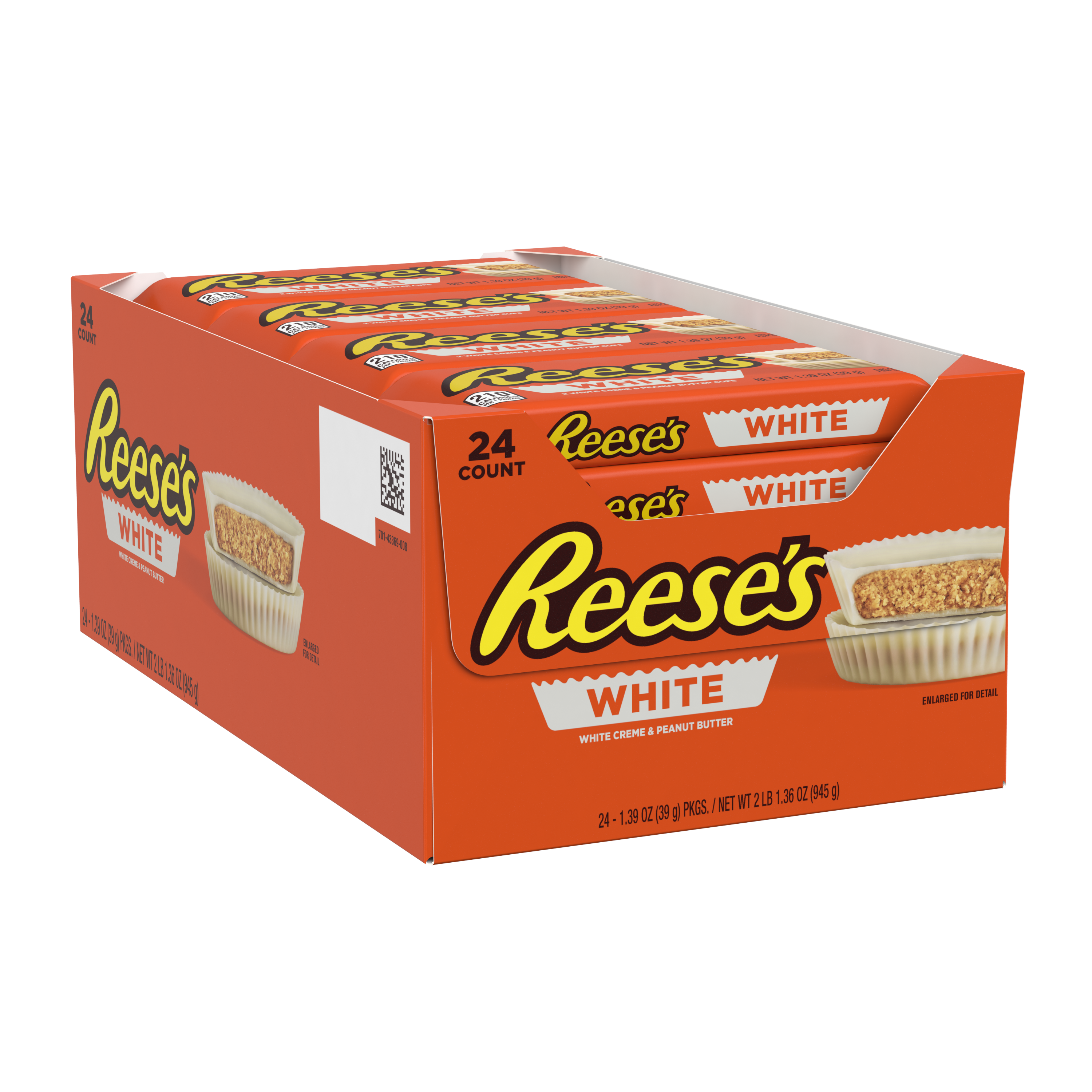 Reeses White Chocolate 1.39 Oz (24-Pack) Chocolate - My Store wholesale supplier Aonecostumer