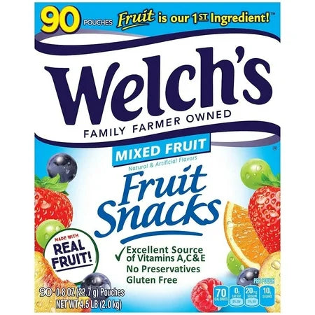Welchs Mixed Fruit Fruit Snack (90 Count) - My Store wholesale supplier Aonecostumer