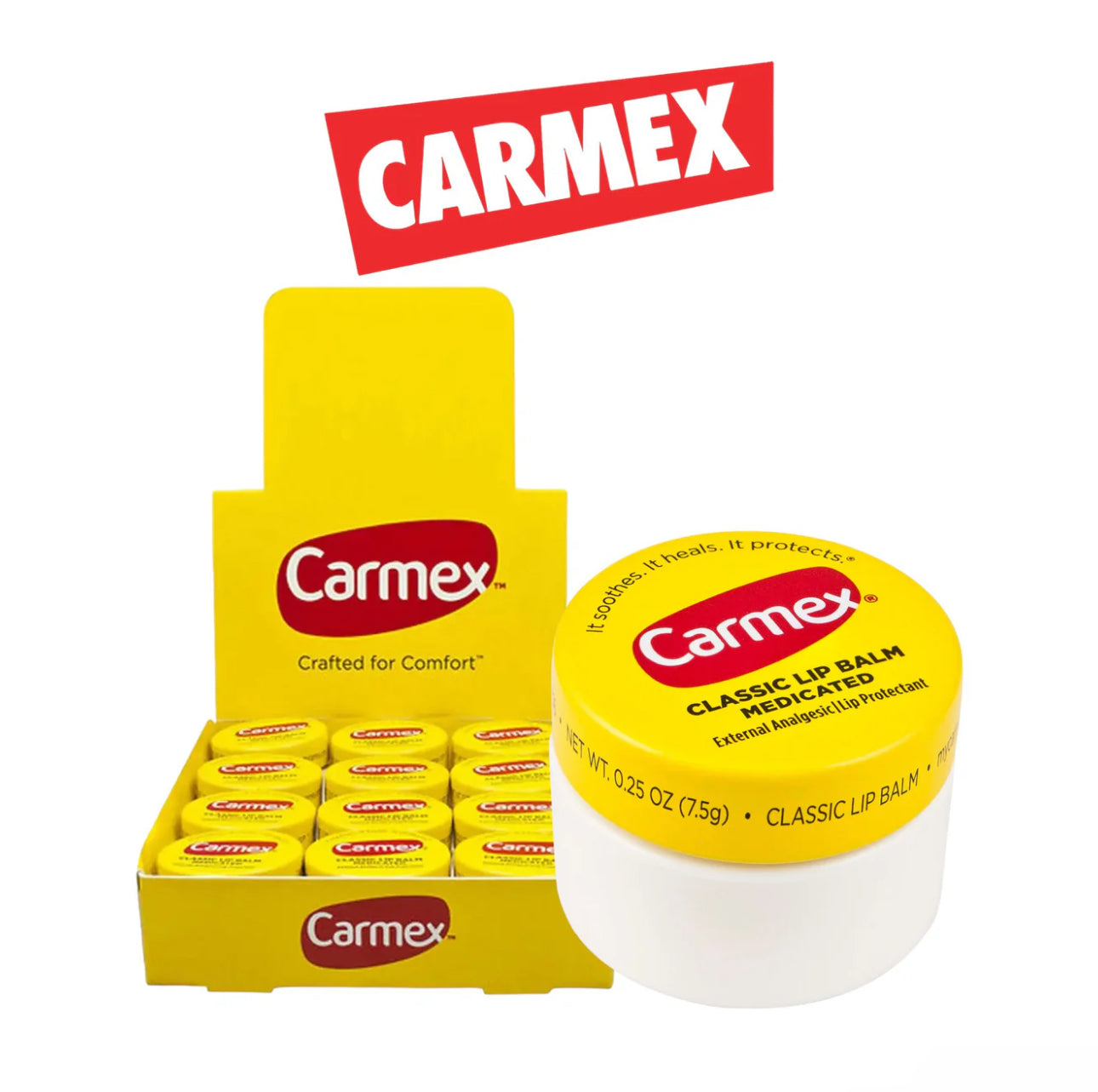 Carmex Lip Balm Jar 1pk Original-12ct - A1 WHOLESALE LLC wholesale supplier Aonecostumer