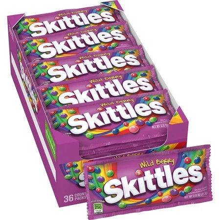 Skittles Wild Berry Candy 2.17 Oz. (36 Single Packs) - My Store wholesale supplier Aonecostumer