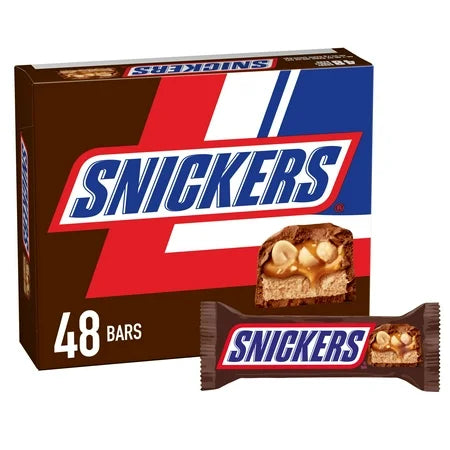 Snickers Original Candy Bar, Full Size, 1.86 Oz Bar, 48 Bars/Box - My Store wholesale supplier Aonecostumer