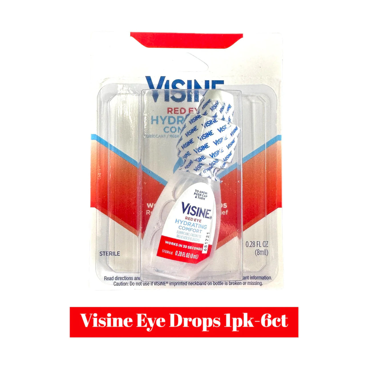 Visine Eye Drops 1pk- 6ct - A1 WHOLESALE LLC wholesale supplier Aonecostumer