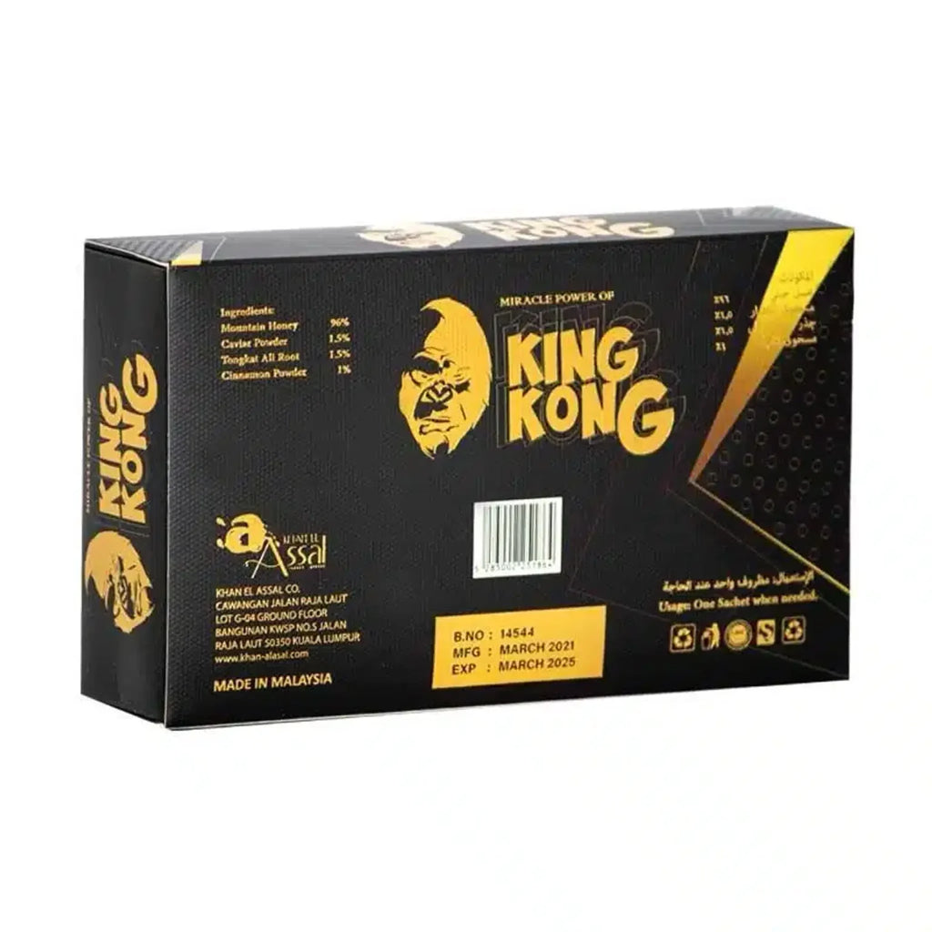 King Kong - Miracle Power Honey Sachets for Men (12 x 15g)