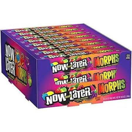 Now and Later Morphs Flavor-Changing Candy Bars, 2.44 oz — Singles, Multi-Packs & 24-Count Case