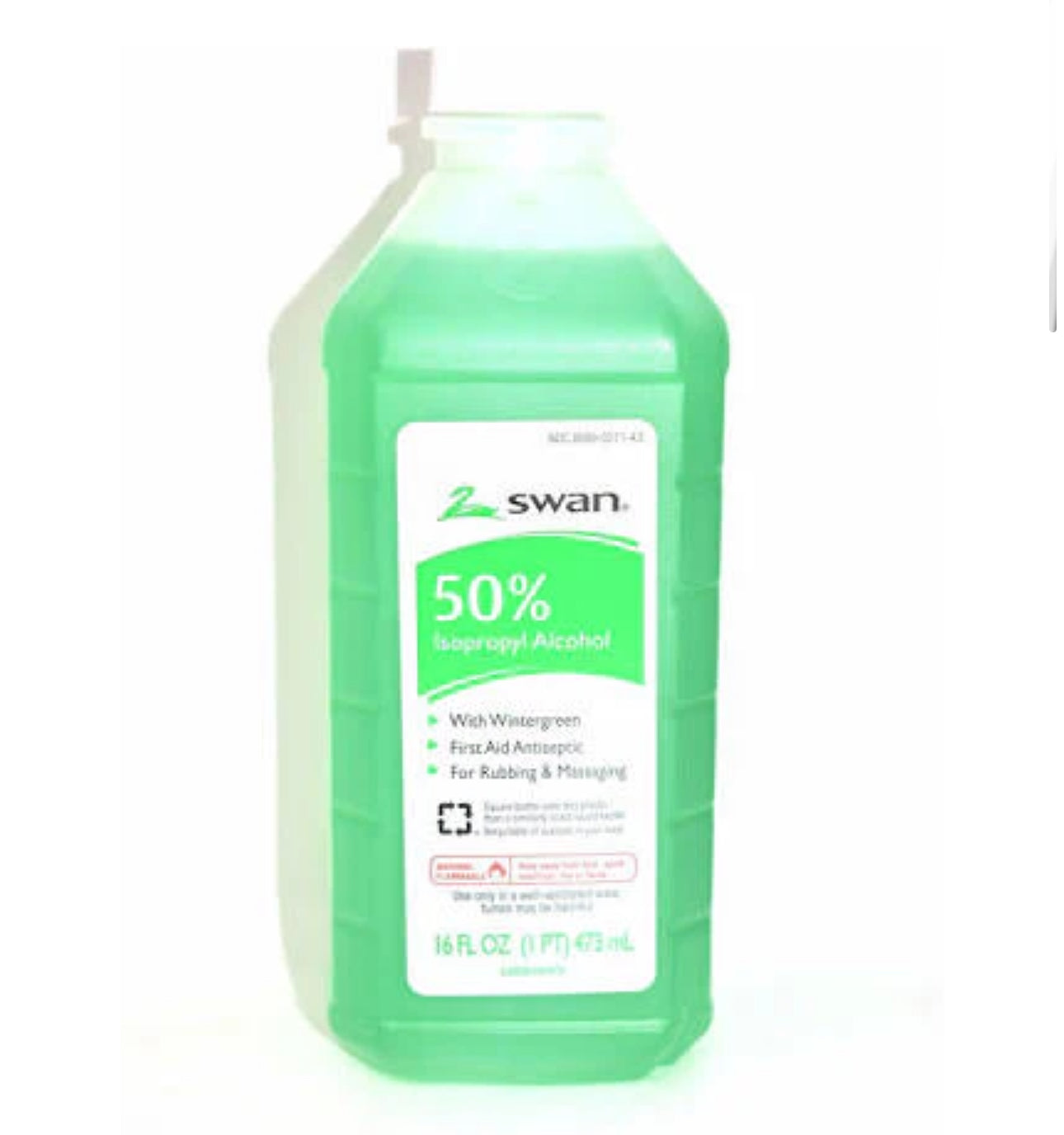 Swan Rubbing Alcohol 50% Wintergreen - 16oz - A1 WHOLESALE LLC wholesale supplier Aonecostumer