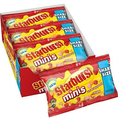 Starburst Original Minis Fruit Chews Candy, 15 Share Size Bags, 3.5 ounce each - My Store wholesale supplier Aonecostumer