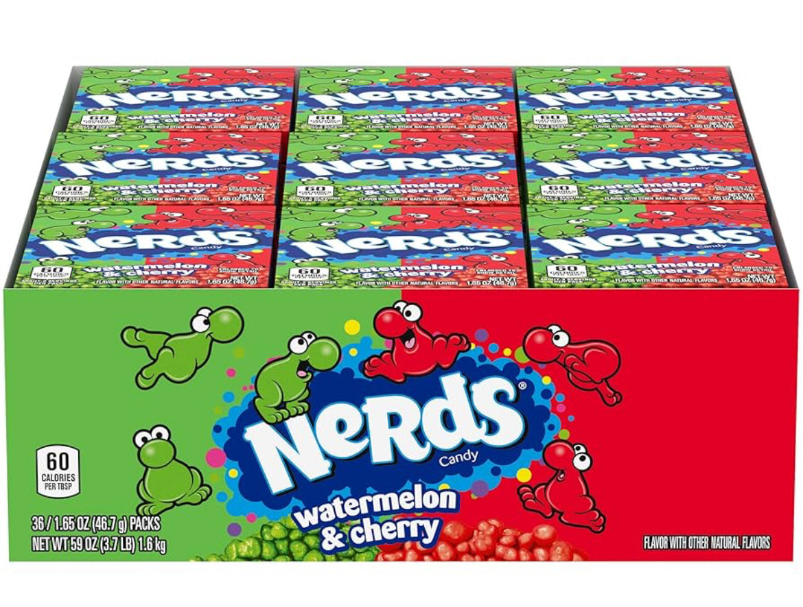 Nerds Candy Watermelon & Cherry 36-1.65Oz - City Plus Cash And Carry wholesale supplier Aonecostumer