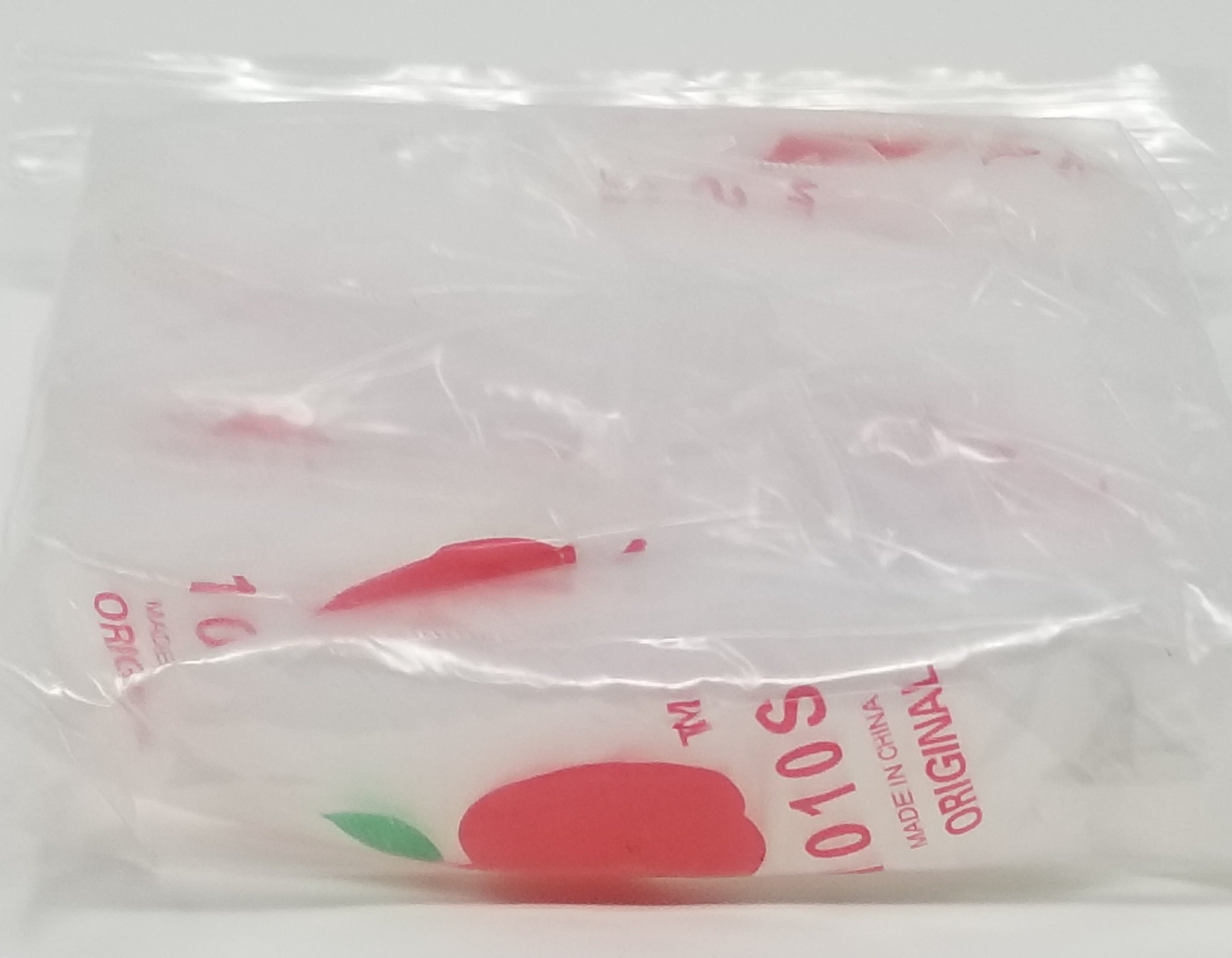 1010-S Original Apple Bags 1" x 1"- CLEAR