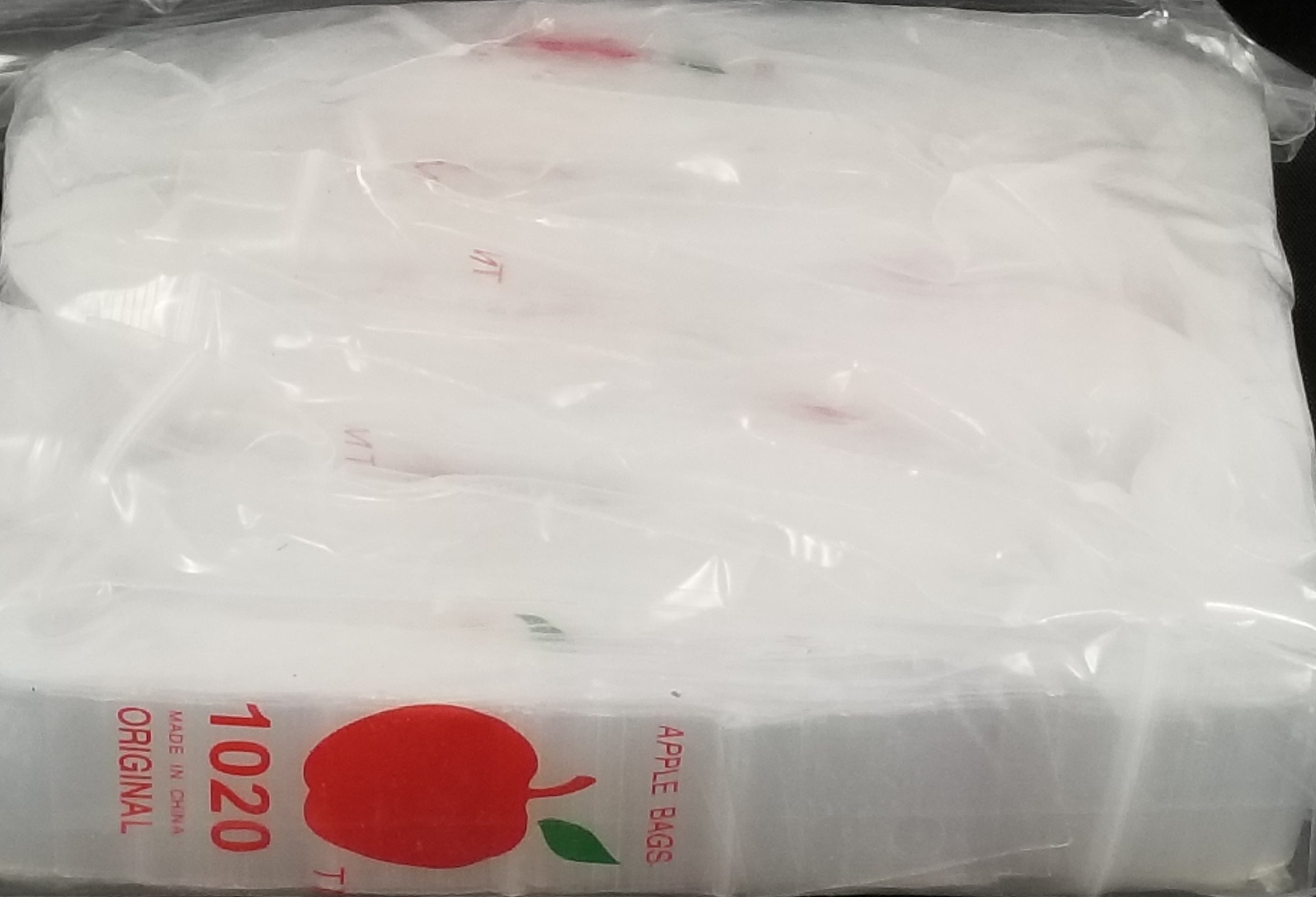 1020 Original Apple Bags 1" x 2" CLEAR
