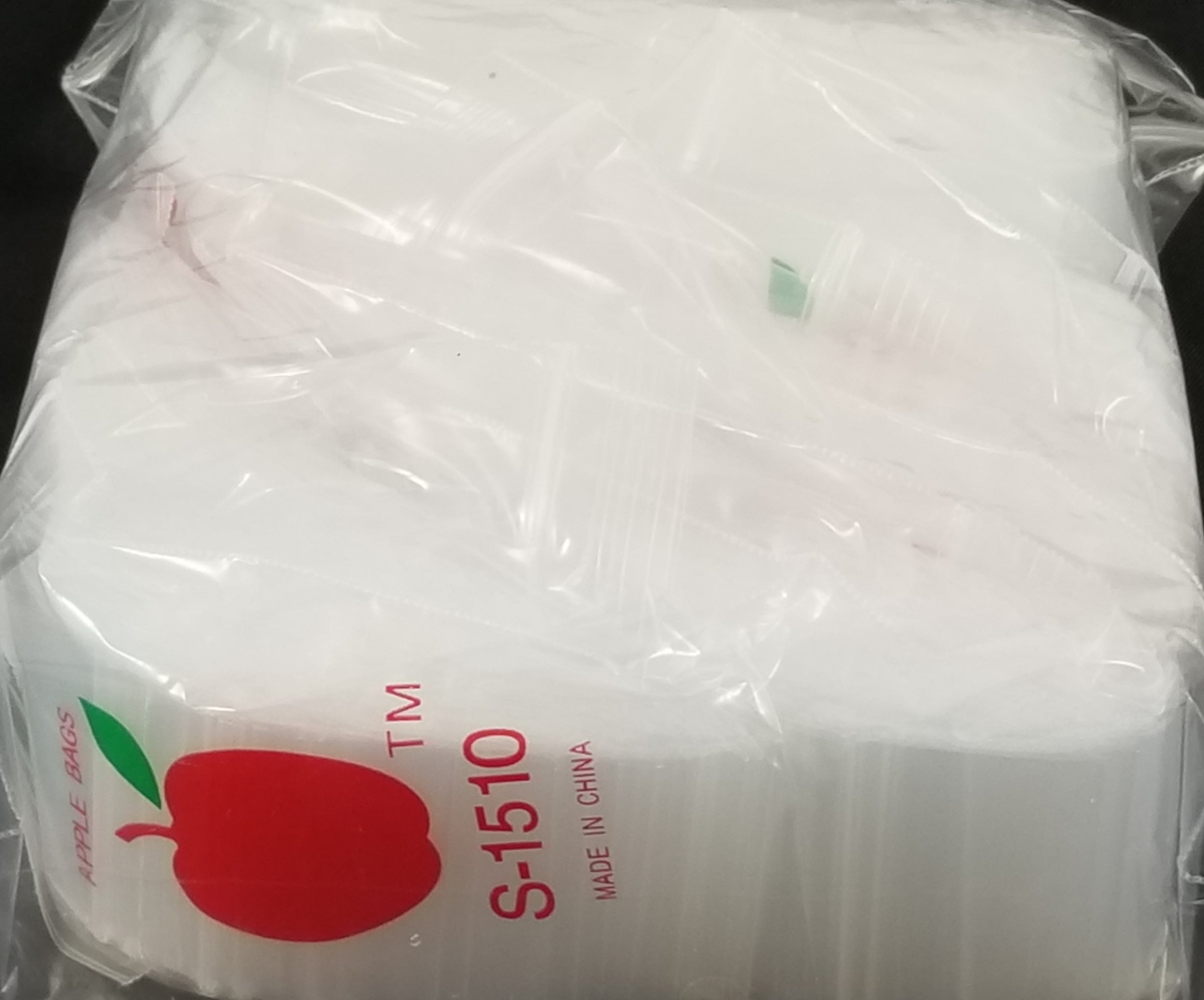 1510-S Original Apple Bags 1.5" x 1"- CLEAR