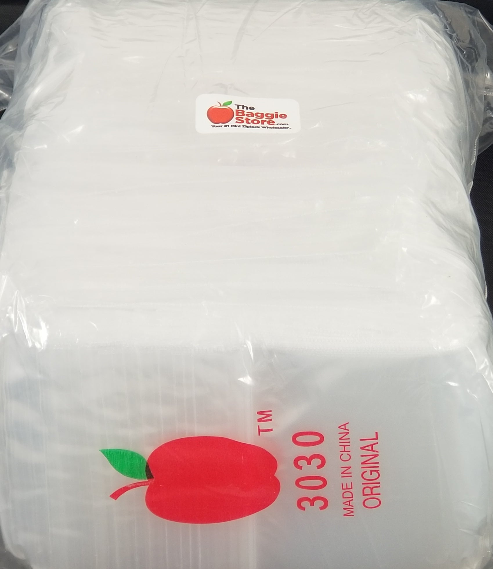 3030 Original Apple Bags 3" x 3"- CLEAR