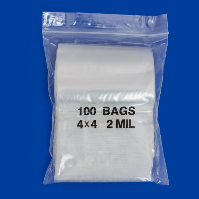 4040 Original Apple Bags 4" x 4"- CLEAR