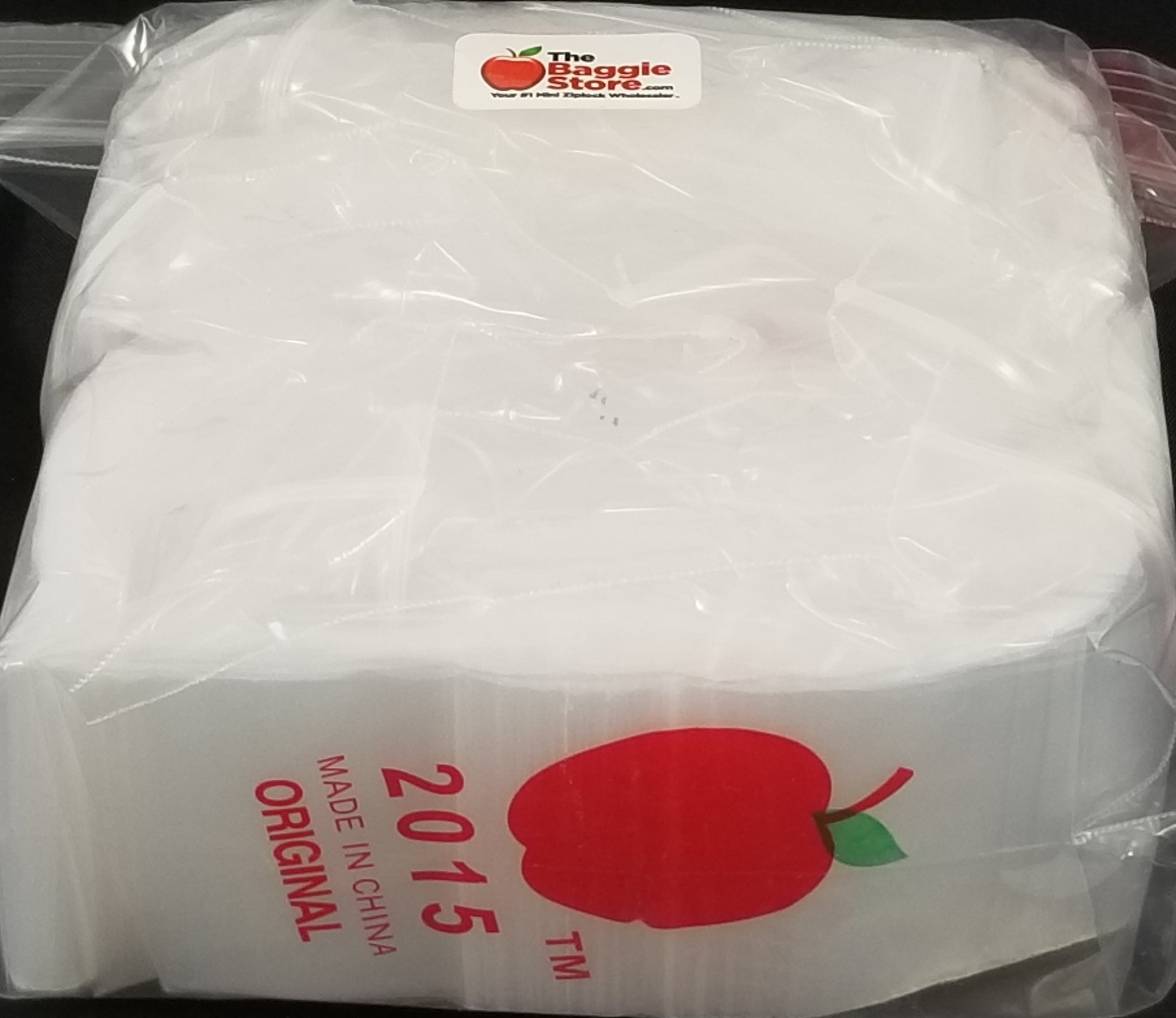 2015 Original Apple Bags 2" x 1.5"- CLEAR