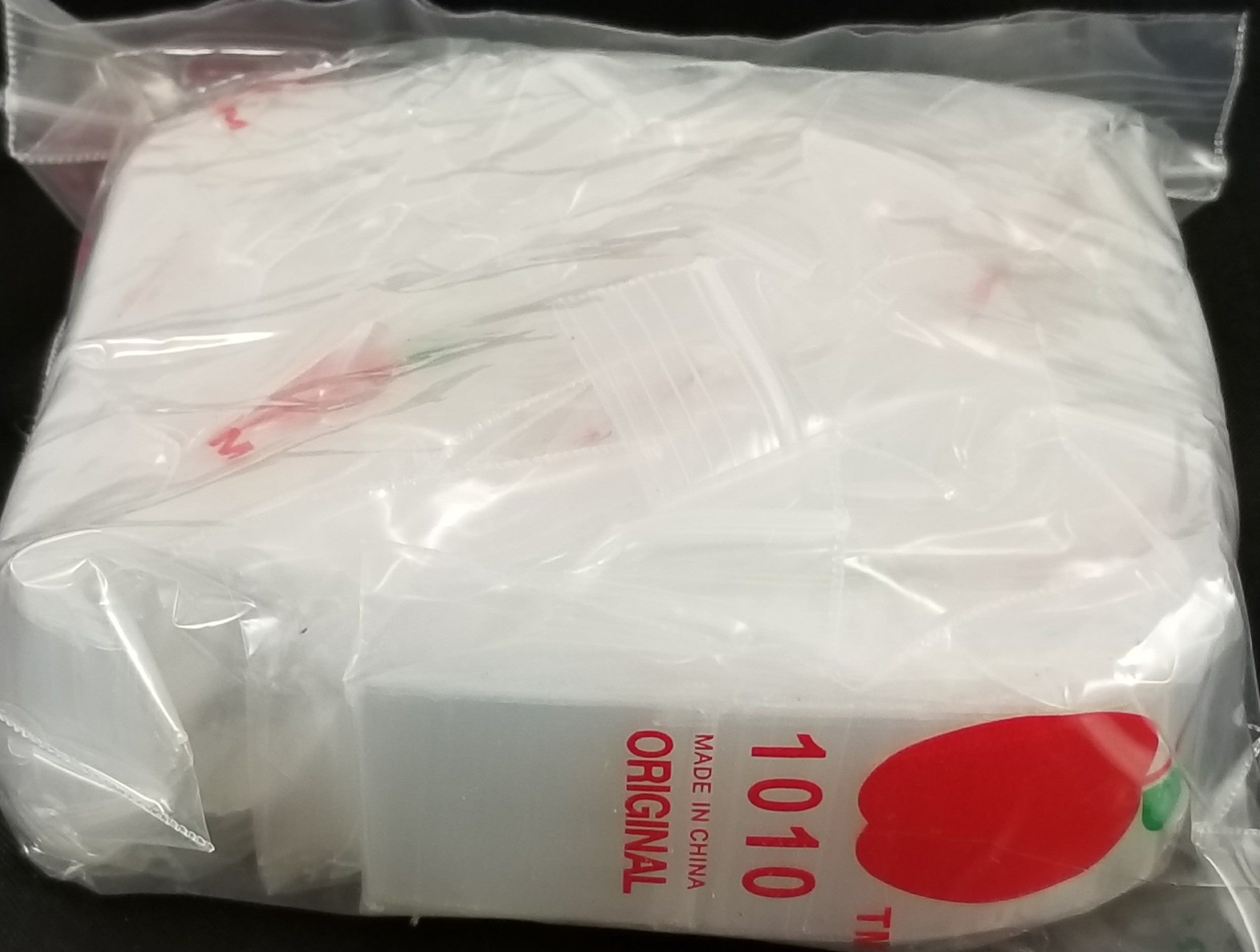 1010 Original Apple Bags 1" x 1"- CLEAR