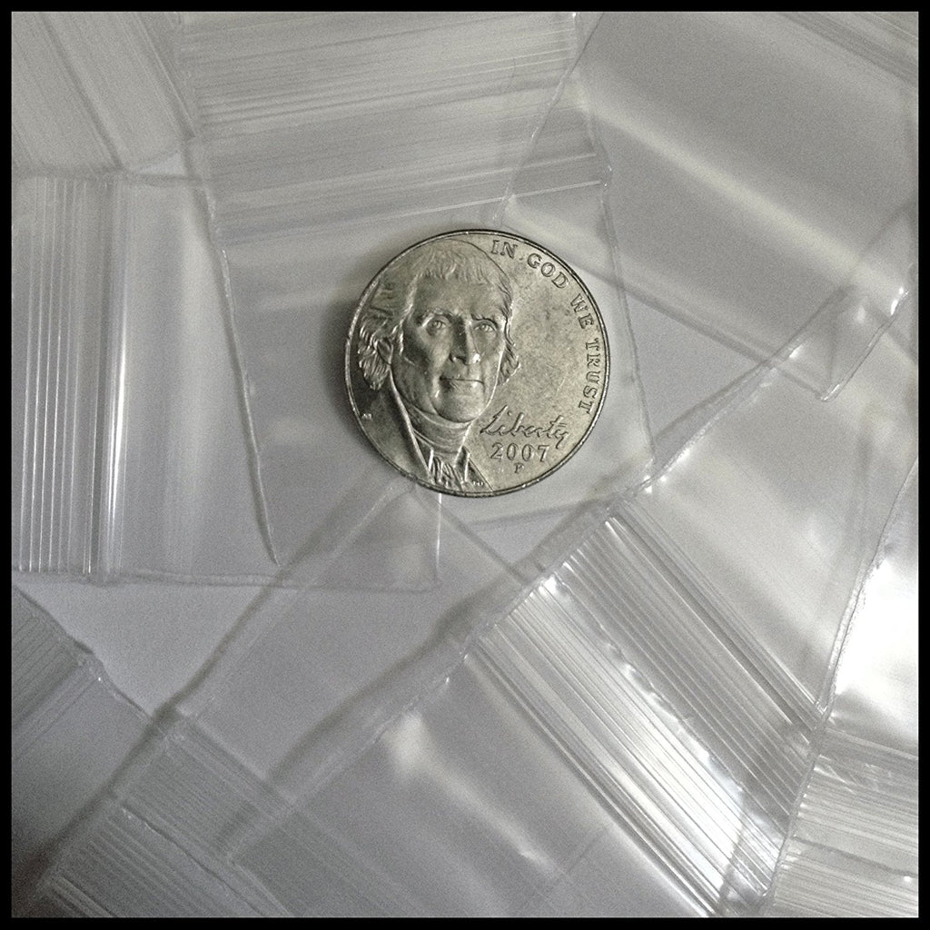 12510 Original Apple Bags 1.25" x 1"- CLEAR
