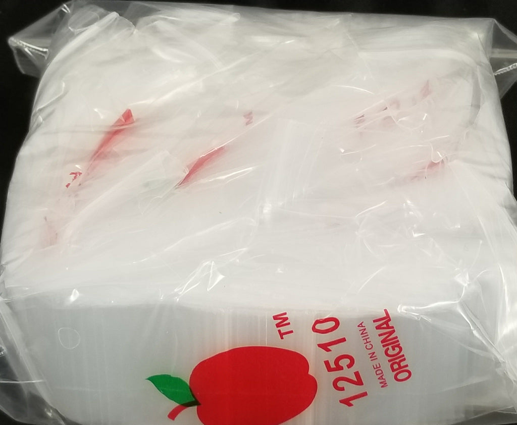 12510 Original Apple Bags 1.25" x 1"- CLEAR