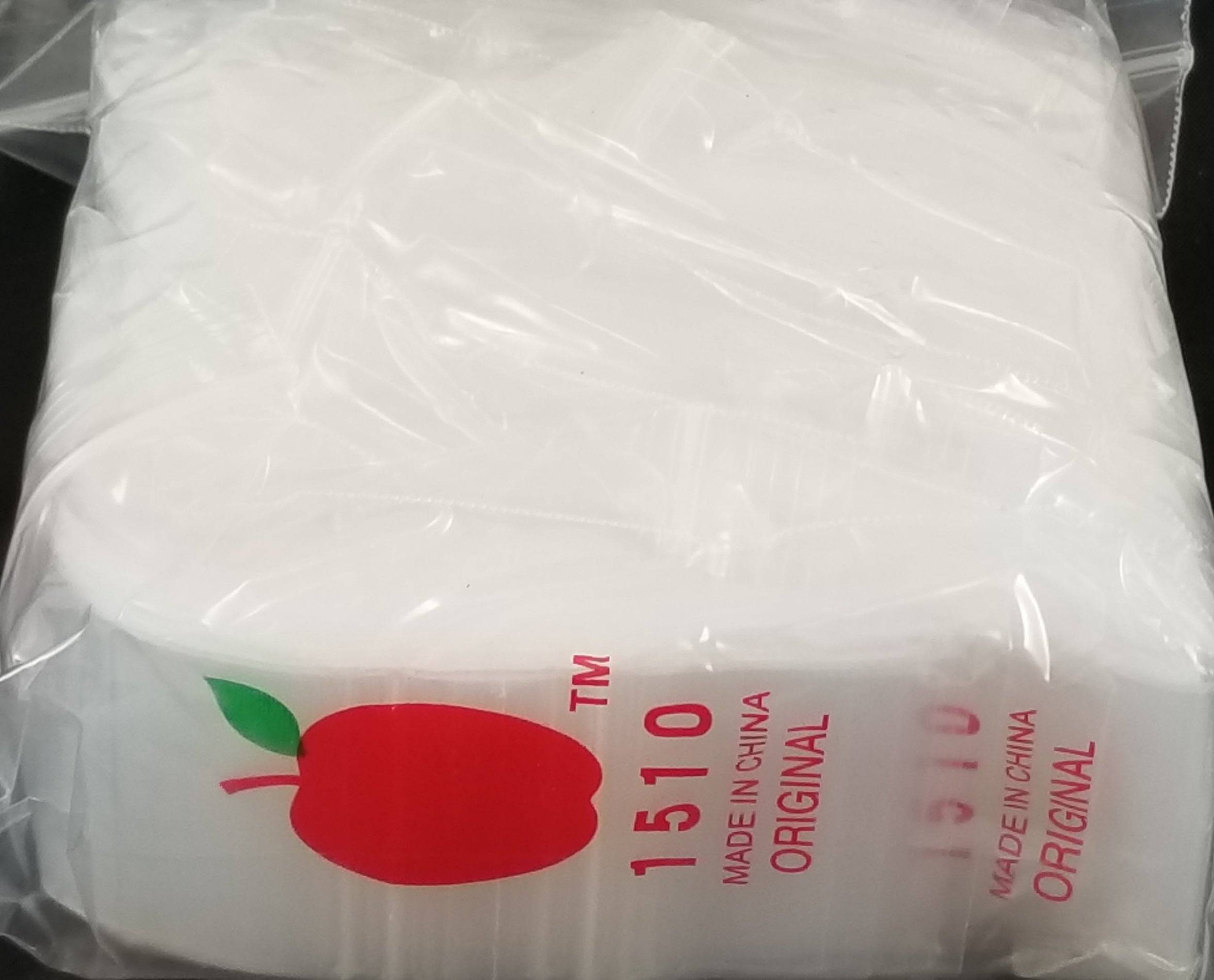 1510 Original Apple Bags 1.5" x 1"- CLEAR