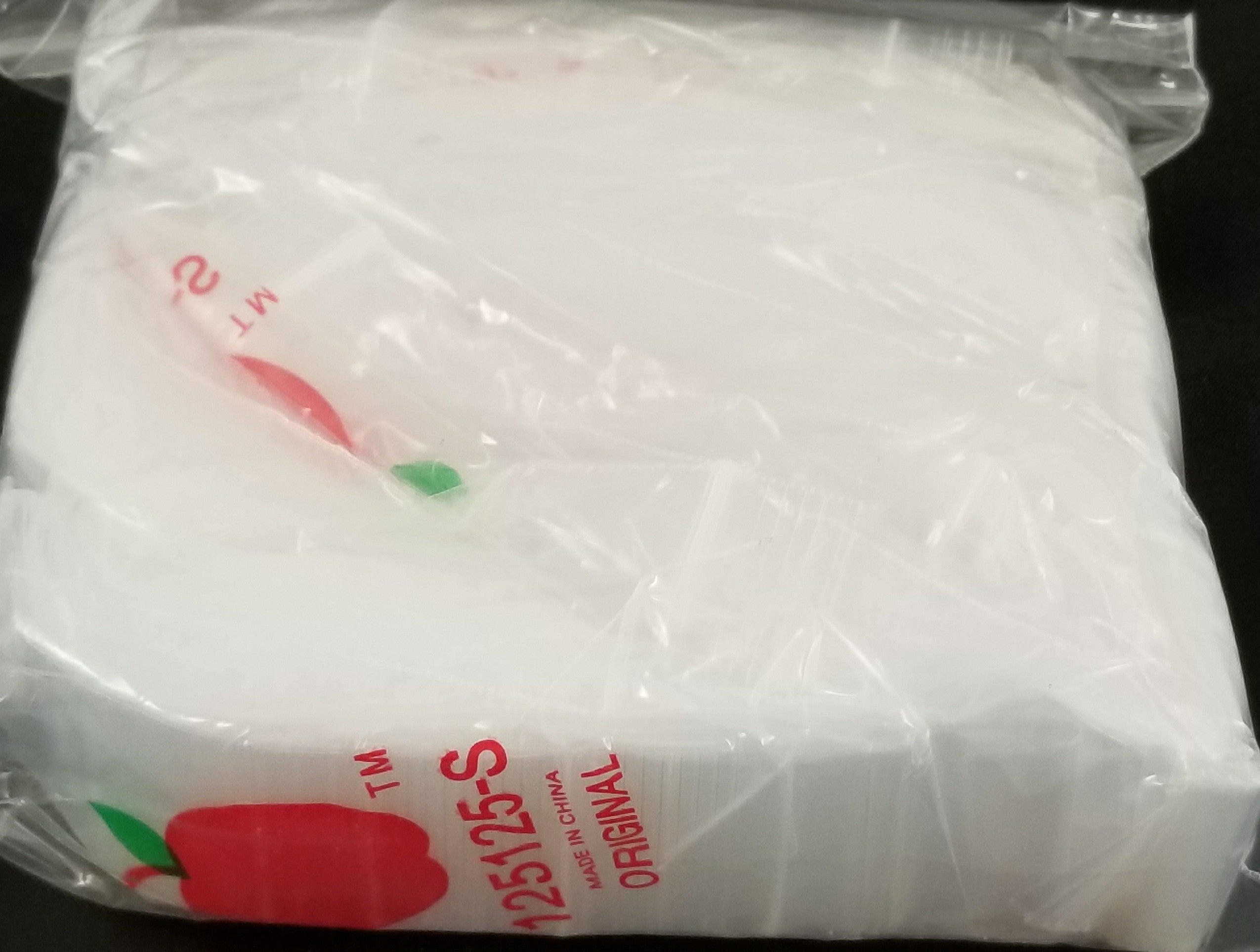 125125-S Original Apple Bags 1.25" x 1.25"- CLEAR