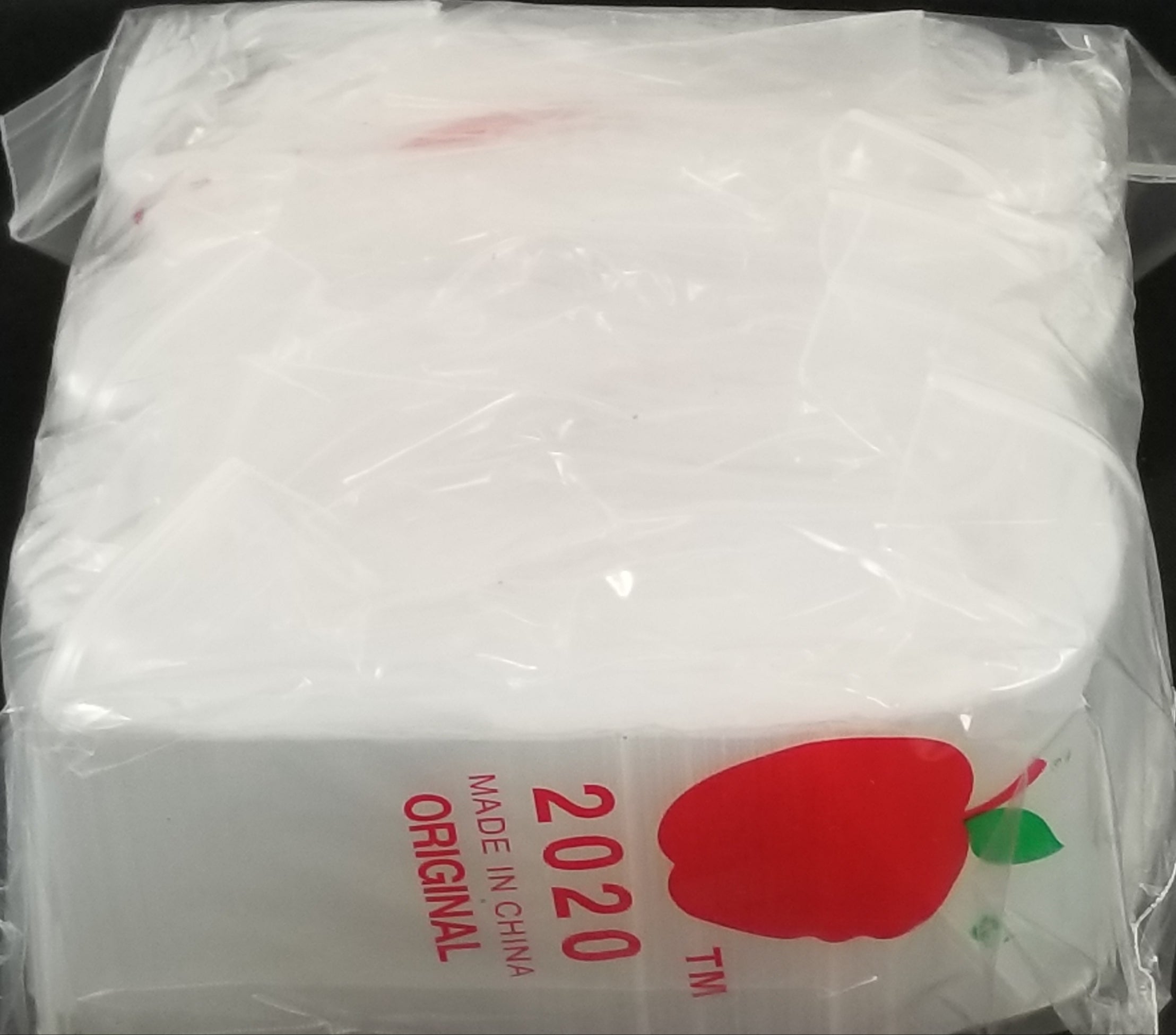 2020 Original Apple Bags 2" x 2"- CLEAR