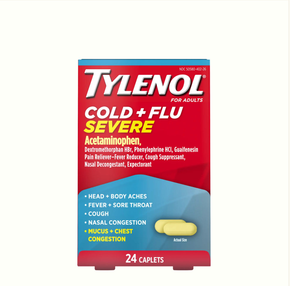 TYLENOL Cold + Flu Severe Medicine 24ct - A1 WHOLESALE LLC wholesale supplier Aonecostumer
