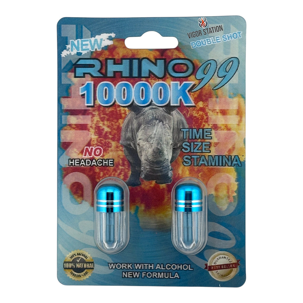 Rhino 99 10000K Twin Pack – 2 Pills - Pills Rhino wholesale supplier Aonecostumer
