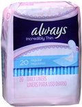 Always Liner Unscented 20ct Single Bag - Personal Care Always wholesale supplier Aonecostumer