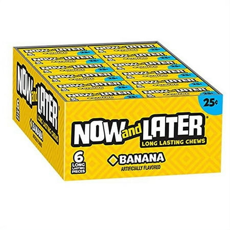 Now and Later Now & Later Soft Taffy Chewy Fruit Chews, (Pack of 24) - My Store wholesale supplier Aonecostumer