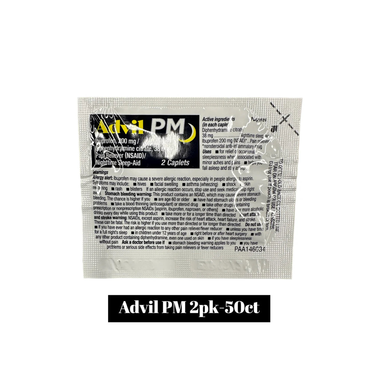 Advil PM Caps 2pk- 50ct - A1 WHOLESALE LLC wholesale supplier Aonecostumer