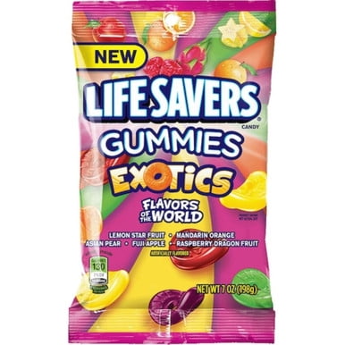 Life Savers Exotics Gummies Candy 7oz 12ct - My Store wholesale supplier Aonecostumer