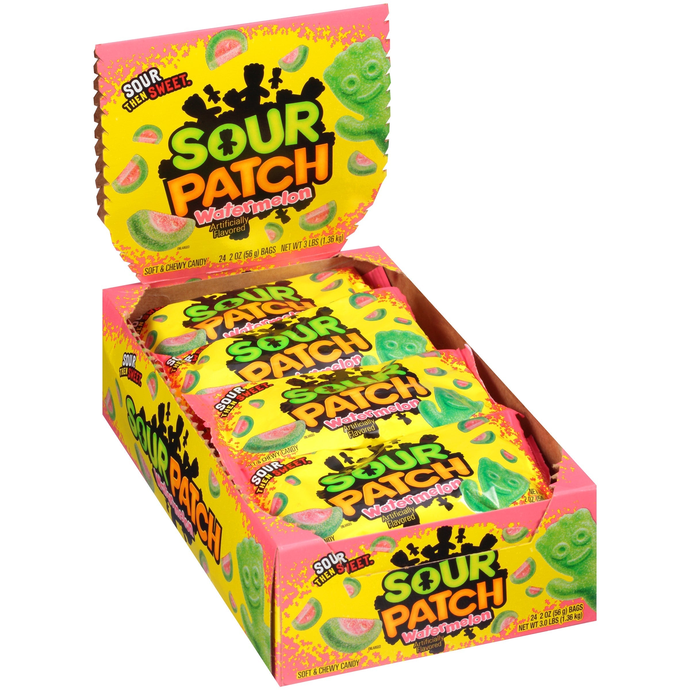 Sour Patch Kids Watermelon, 2 Oz, Box of 24 Pouches - My Store wholesale supplier Aonecostumer