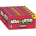 Now and Later Original Cherry Taffy Candy 0.93oz (Box of 24) - My Store wholesale supplier Aonecostumer