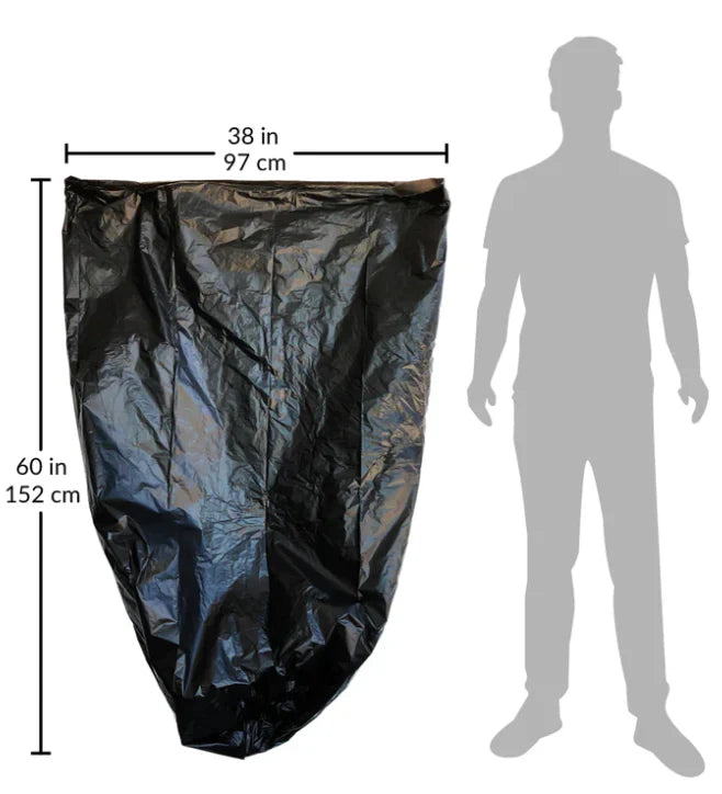 100ct-Large 55-60 Gallon Heavy Duty Trash Can Bags - A1 WHOLESALE LLC wholesale supplier Aonecostumer