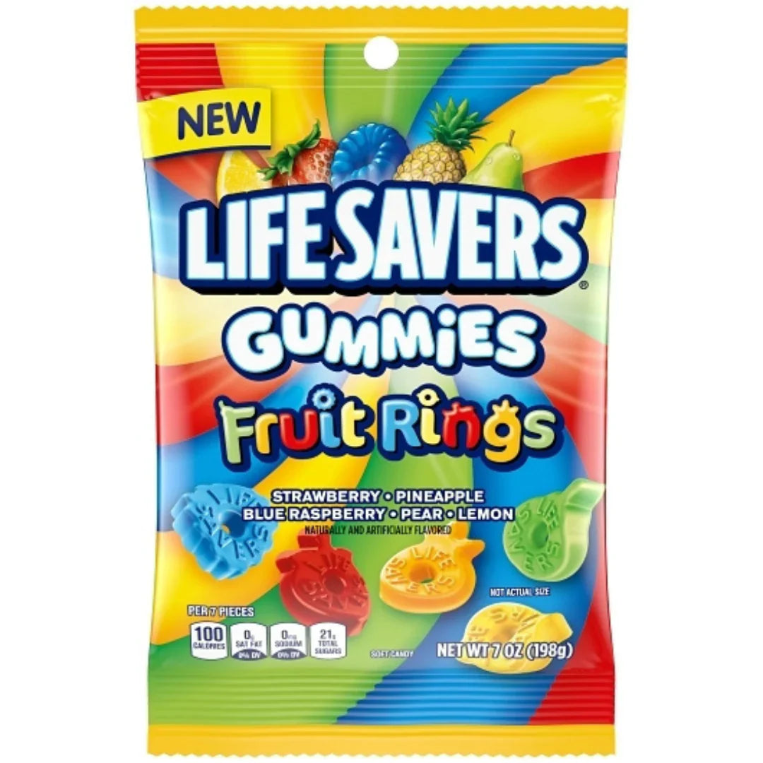 Lifesaver Gummy Fruit Ring 12-7oz Brown Box - City Plus Cash And Carry wholesale supplier Aonecostumer