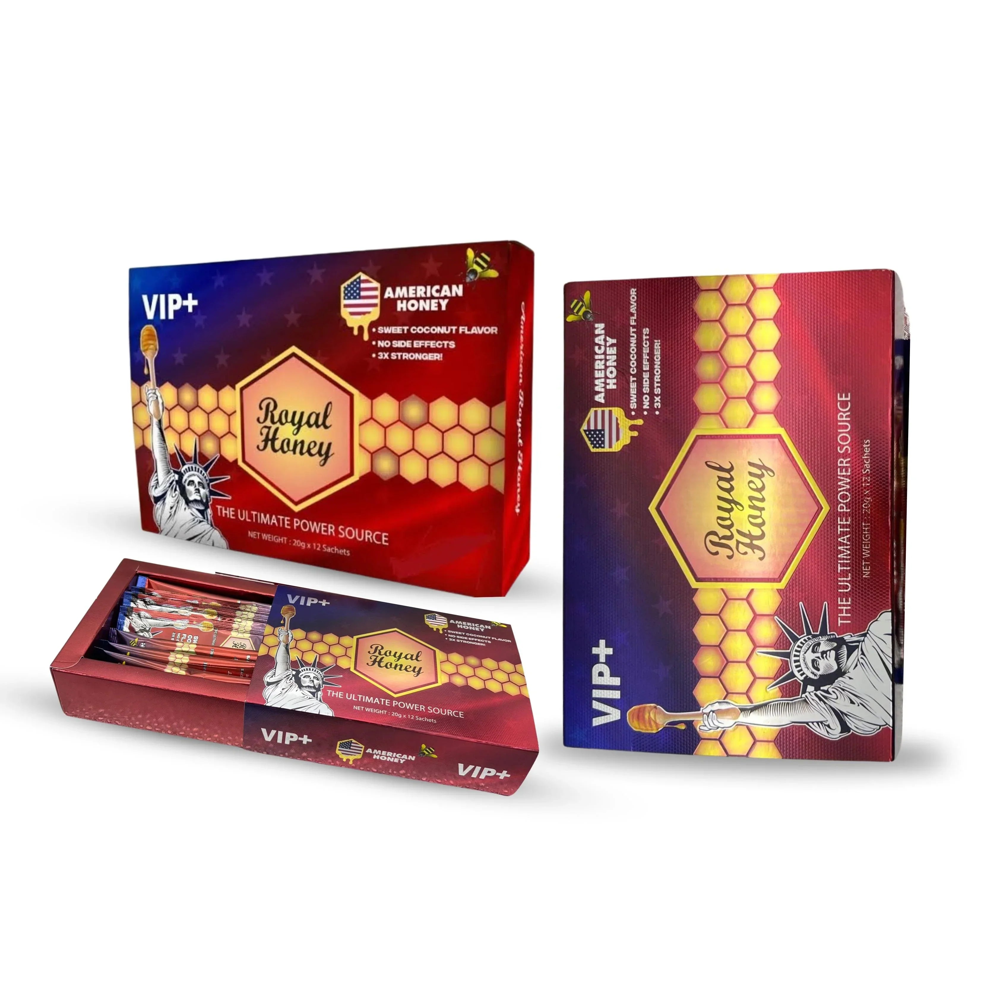AMERICAN ROYAL VIP HONEY 12CT - Royalviphoney wholesale supplier Aonecostumer