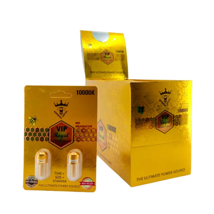 Royal Honey 10000k Capsules / pills 24ct - VITAL HONEY STORE wholesale supplier Aonecostumer