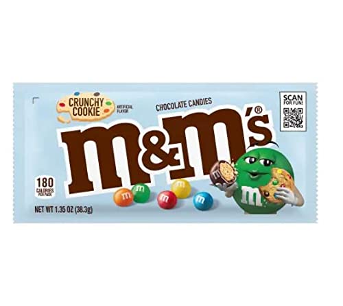M&M S Chocolate Candy 1.35 Oz Crunchy Cookie 24 Pack 1 Box - My Store wholesale supplier Aonecostumer