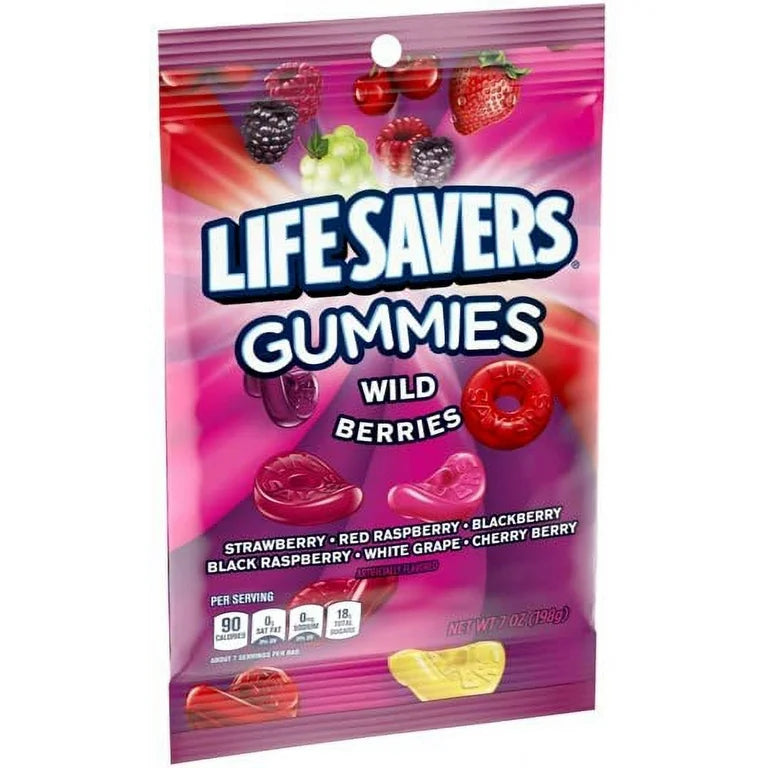 Lifesaver Gummi Wild berry 12-7Oz Brown Box - City Plus Cash N Carry wholesale supplier Aonecostumer