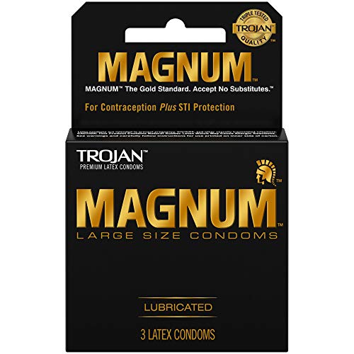 TROJAN Condom Magnum Lub 3s 6 Per Package - Family Planning TROJAN wholesale supplier Aonecostumer