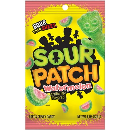 Sour Patch Kids Watermelon, 8 Oz, Pack Of 12 Bags Hangable - My Store wholesale supplier Aonecostumer