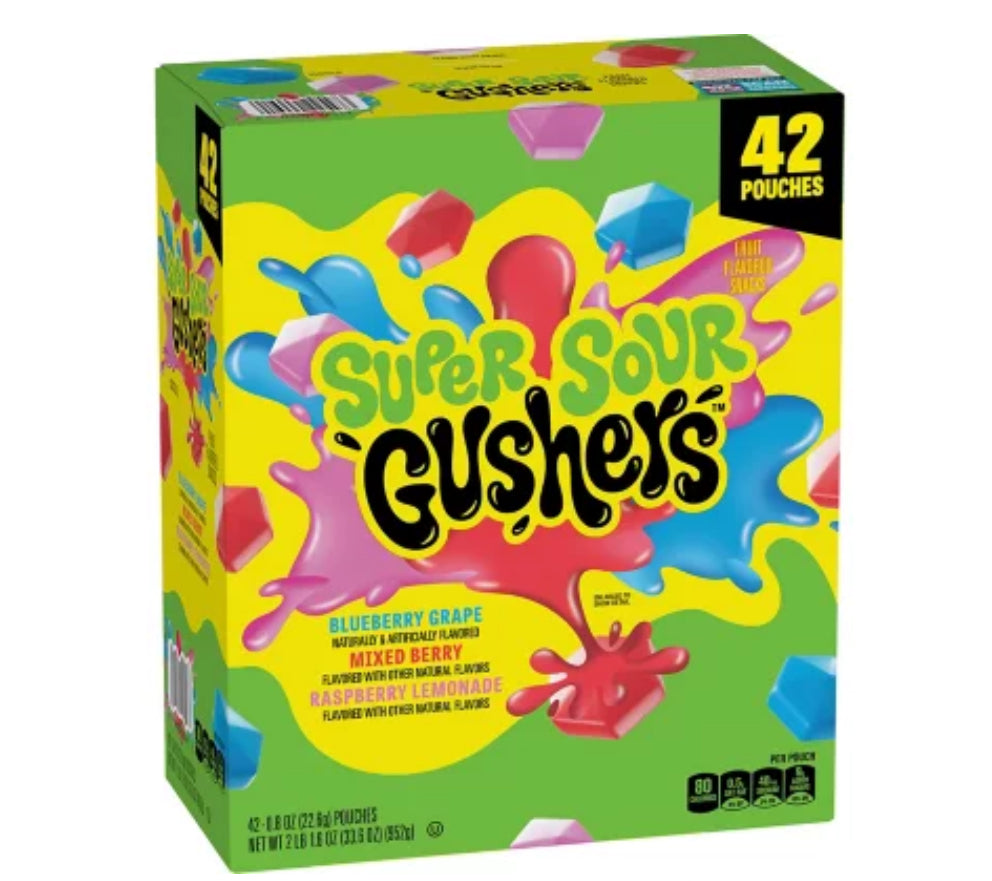 Gushers Super Sour Mix 42-0.8Oz - City Plus Cash N Carry wholesale supplier Aonecostumer