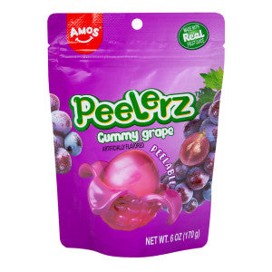 PEELERZ GUMMY GRAPE 6 OZ BAG - Confections PEELERZ wholesale supplier Aonecostumer