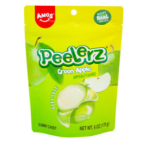 PEELERZ GUMMY APPLE 6 OZ BAG - Confections PEELERZ wholesale supplier Aonecostumer