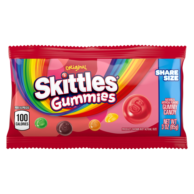 Skittles Gummies Original Gummy Candy, Share Size, 3 oz., 15 pk. - My Store wholesale supplier Aonecostumer