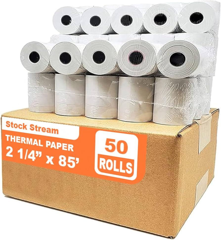 THERMAL RECIEPT ROLLS 50’-50ct - A1 WHOLESALE LLC wholesale supplier Aonecostumer