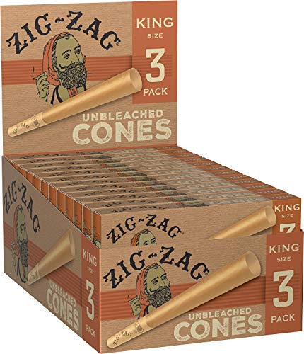 Zig Zag Cone Wrappers Unbleached 1 kg (Pack of 3) - Rolling Papers Zig Zag wholesale supplier Aonecostumer