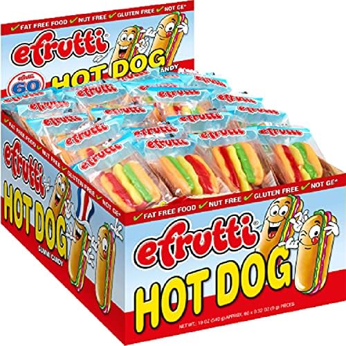 eFrutti Hot Dog Gummis 60 Pack, 19 Ounce - My Store wholesale supplier Aonecostumer