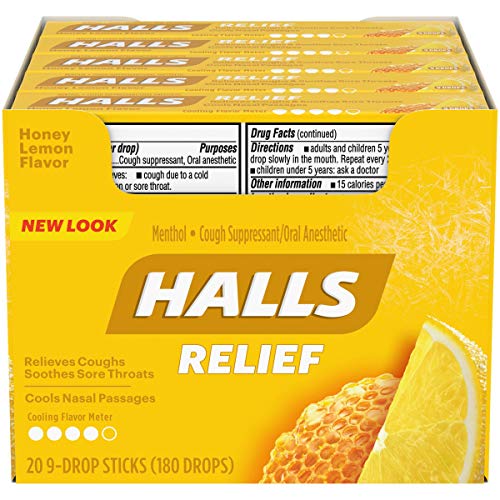 Halls Stick Honey Lemon 20 Per Box - Health/Beauty Halls wholesale supplier Aonecostumer