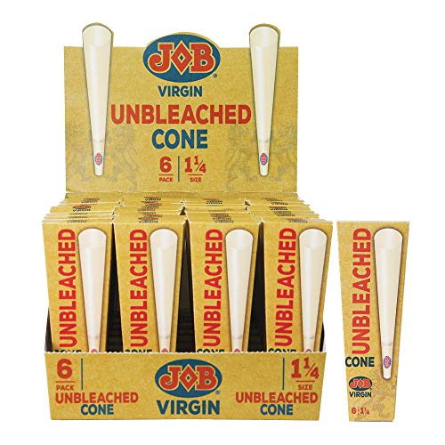 JOB Cone Virgin 1-1/4 6pk 32 Per 6 Pack - Tubes JOB wholesale supplier Aonecostumer