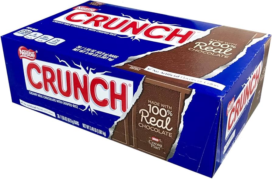 Nestle Crunch Candy Bar 1.55 Ounce (36 Count) - My Store wholesale supplier Aonecostumer